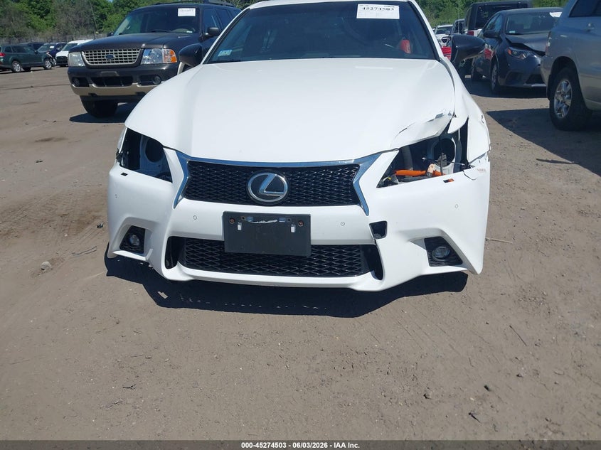 2015 Lexus Gs VIN JTHCE1BL3FA001530 IAAI salvage auction — LEFT FRONT, Salvage Title, sold $4,350 on 2026-07-17 (photo 6)