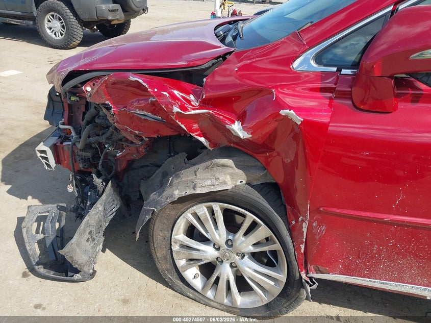 2012 Lexus Rx VIN JTJBC1BA5C2050362 IAAI salvage auction — FRONT END, Salvage Title, sold $2,800 on 2026-07-07 (photo 6)