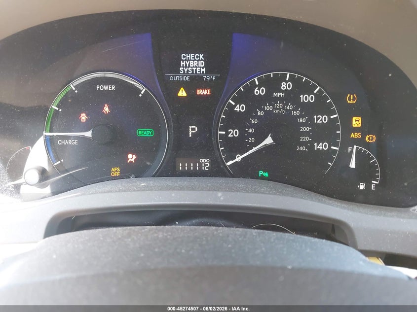 2012 Lexus Rx VIN JTJBC1BA5C2050362 IAAI salvage auction — FRONT END, Salvage Title, sold $2,800 on 2026-07-07 (photo 7)