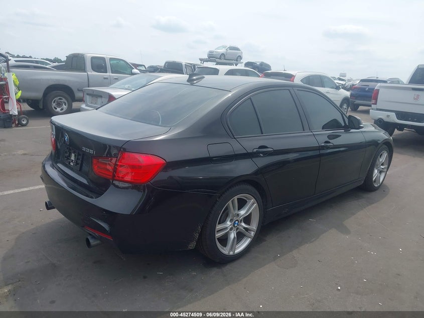 2013 BMW 3er VIN WBA3B9C51DF801023 IAAI salvage auction — FRONT END, Salvage Title, sold $2,100 on 2026-07-29 (photo 4)