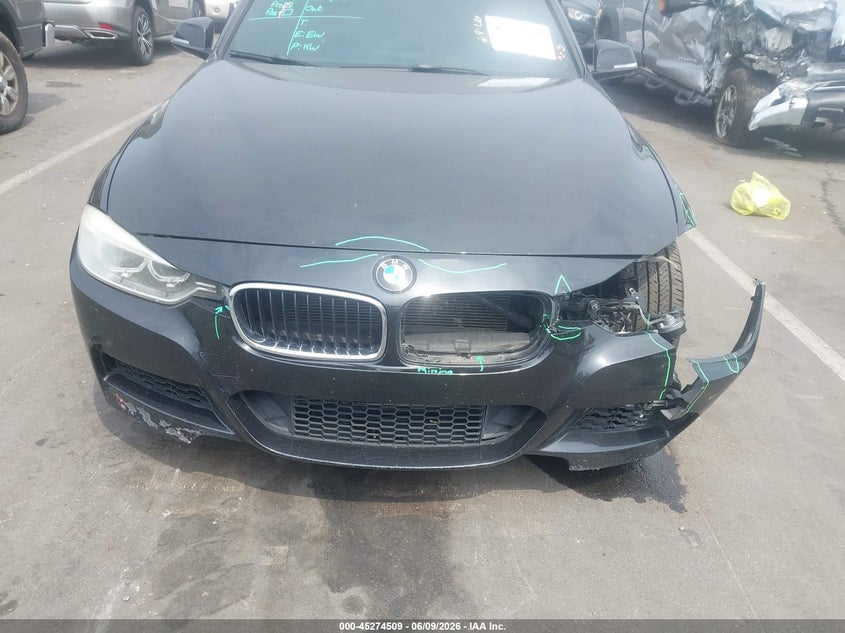 2013 BMW 3er VIN WBA3B9C51DF801023 IAAI salvage auction — FRONT END, Salvage Title, sold $2,100 on 2026-07-29 (photo 6)