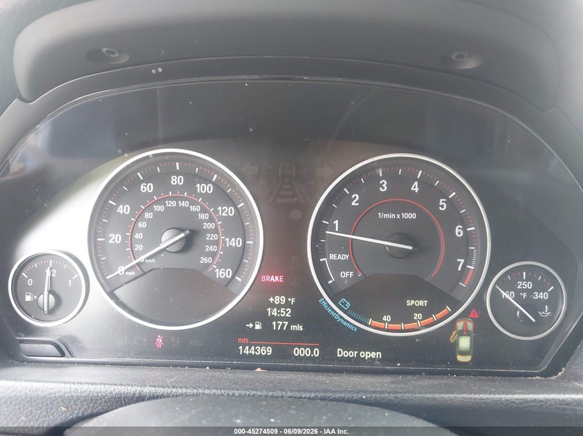 2013 BMW 3er VIN WBA3B9C51DF801023 IAAI salvage auction — FRONT END, Salvage Title, sold $2,100 on 2026-07-29 (photo 7)