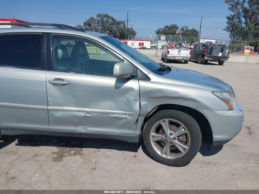 2006 Lexus Rx 400h VIN JTJHW31U060040797 IAAI salvage auction — RIGHT FRONT, Salvage (California), sold $850 on 2026-07-29 (photo 6)