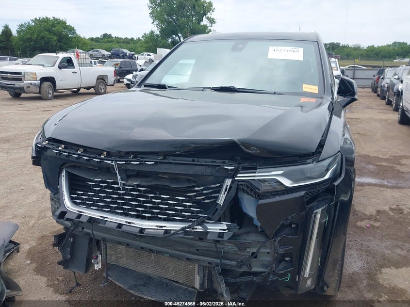 2020 Cadillac Xt6 VIN 1GYKPDRS2LZ187252 IAAI salvage auction — FRONT END, Clear (Oklahoma), sold $10,250 on 2026-08-19 (photo 6)