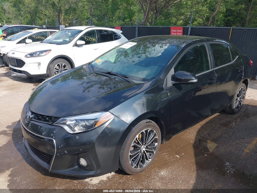 2014 Toyota Corolla VIN 5YFBURHE7EP031423 IAAI salvage auction — RIGHT SIDE, Salvage Title, sold $2,600 on 2026-07-22 (photo 2)