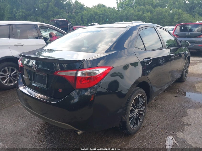 2014 Toyota Corolla VIN 5YFBURHE7EP031423 IAAI salvage auction — RIGHT SIDE, Salvage Title, sold $2,600 on 2026-07-22 (photo 4)