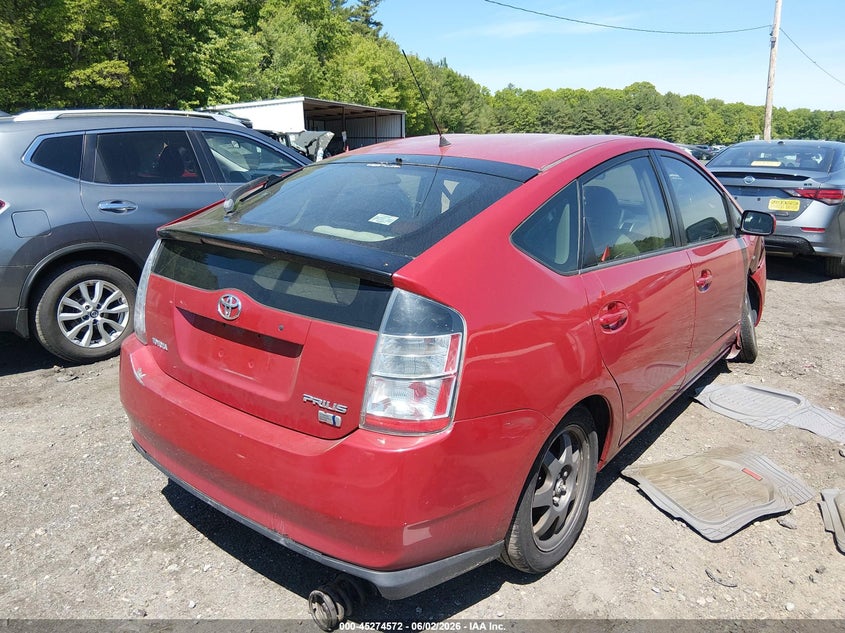 2008 Toyota Prius VIN JTDKB20U383312695 IAAI salvage auction — RIGHT FRONT, Salvage (Massachusetts), sold $375 on 2026-07-14 (photo 4)