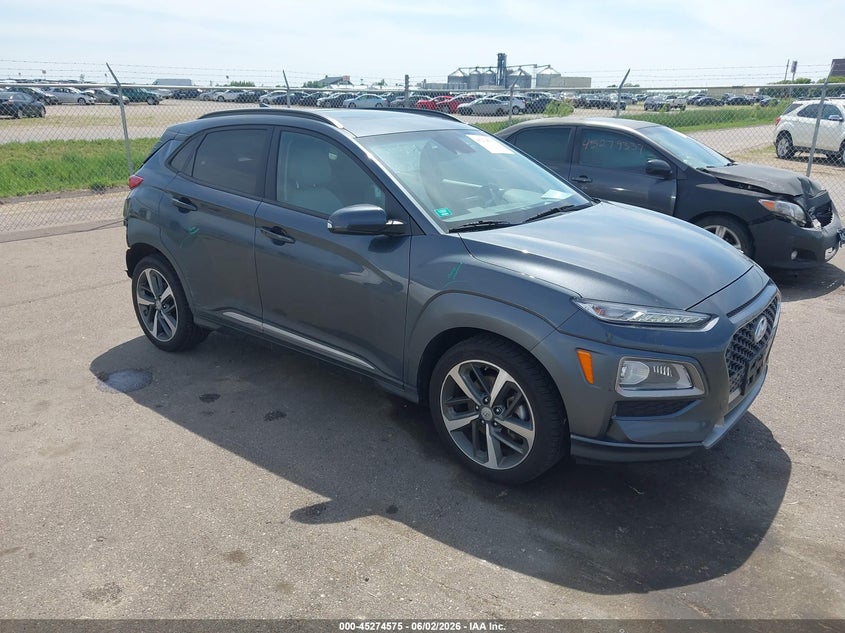 2021 Hyundai Kona VIN KM8K3CA56MU697034 IAAI salvage auction — REAR END, Salvage (Minnesota), sold $5,500 on 2026-07-27 (photo 1)