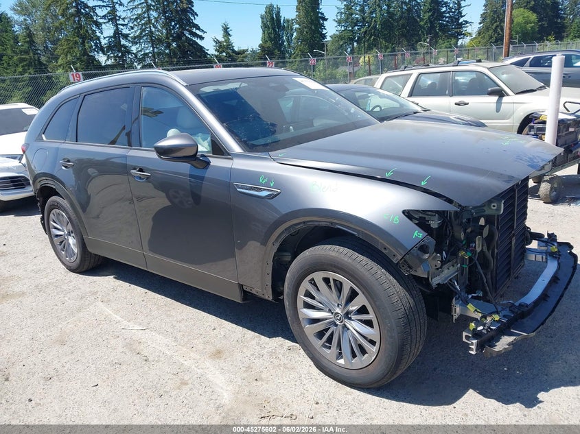 2024 Mazda Cx-90 VIN JM3KKBHA1R1160785 IAAI salvage auction — FRONT & REAR, Salvage Title, sold $11,200 on 2026-07-15 (photo 1)