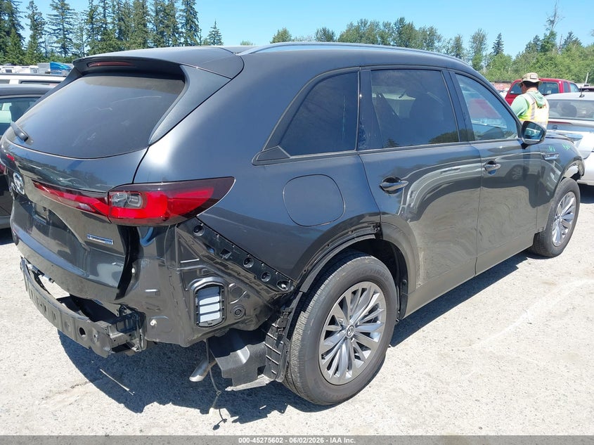 2024 Mazda Cx-90 VIN JM3KKBHA1R1160785 IAAI salvage auction — FRONT & REAR, Salvage Title, sold $11,200 on 2026-07-15 (photo 4)