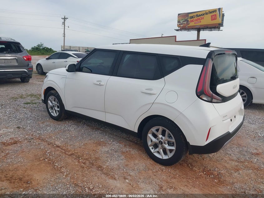 2025 Kia Soul VIN KNDJ23AUXS7954315 IAAI salvage auction — HAIL, Salvage Title, sold $8,600 on 2026-07-13 (photo 3)