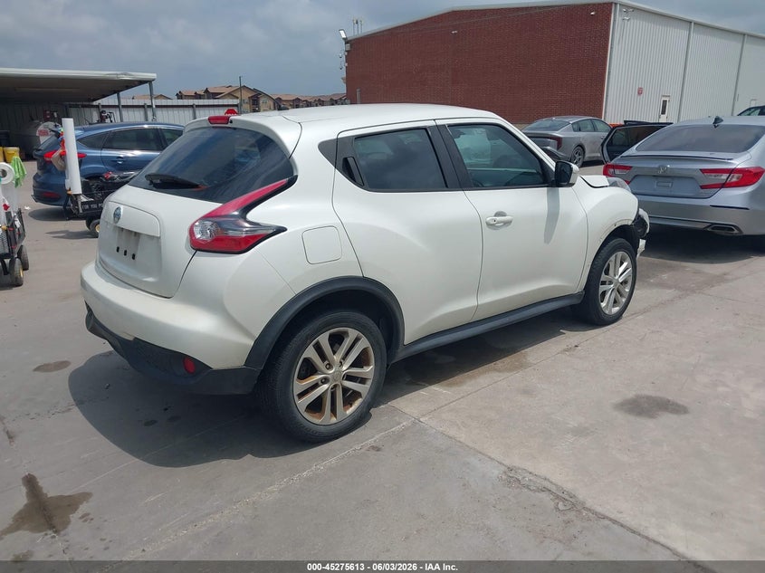 2016 Nissan Juke VIN JN8AF5MR5GT602270 IAAI salvage auction — FRONT END, Salvage Title, sold $575 on 2026-07-29 (photo 4)