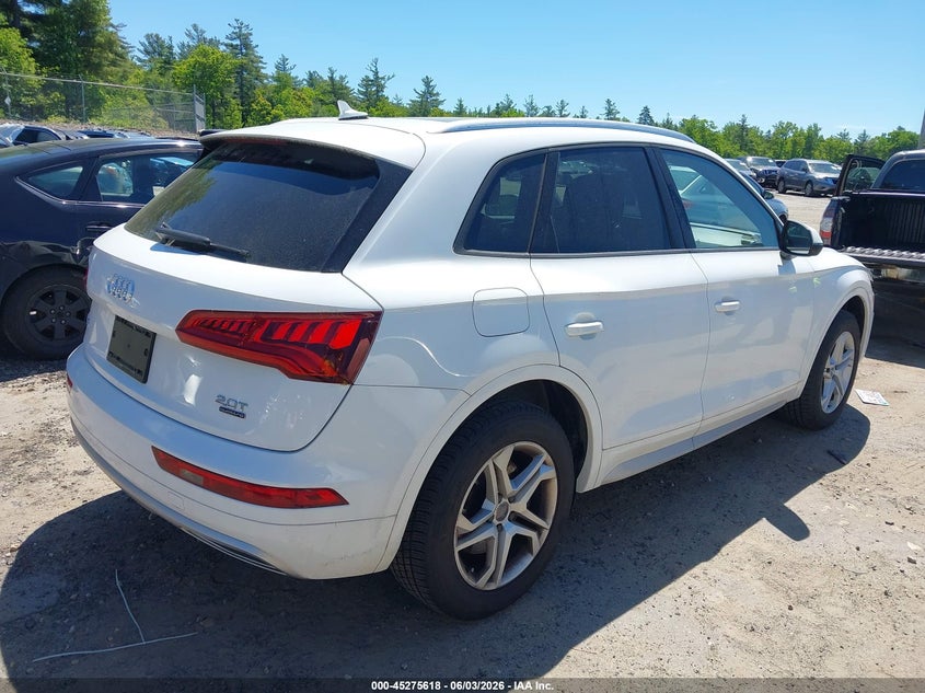 2018 Audi Q5 VIN WA1ANAFYXJ2088984 IAAI salvage auction — FRESH WATER, Salvage (Massachusetts), sold $7,200 on 2026-07-31 (photo 4)