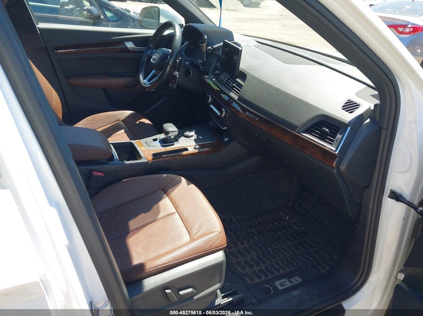 2018 Audi Q5 VIN WA1ANAFYXJ2088984 IAAI salvage auction — FRESH WATER, Salvage (Massachusetts), sold $7,200 on 2026-07-31 (photo 5)