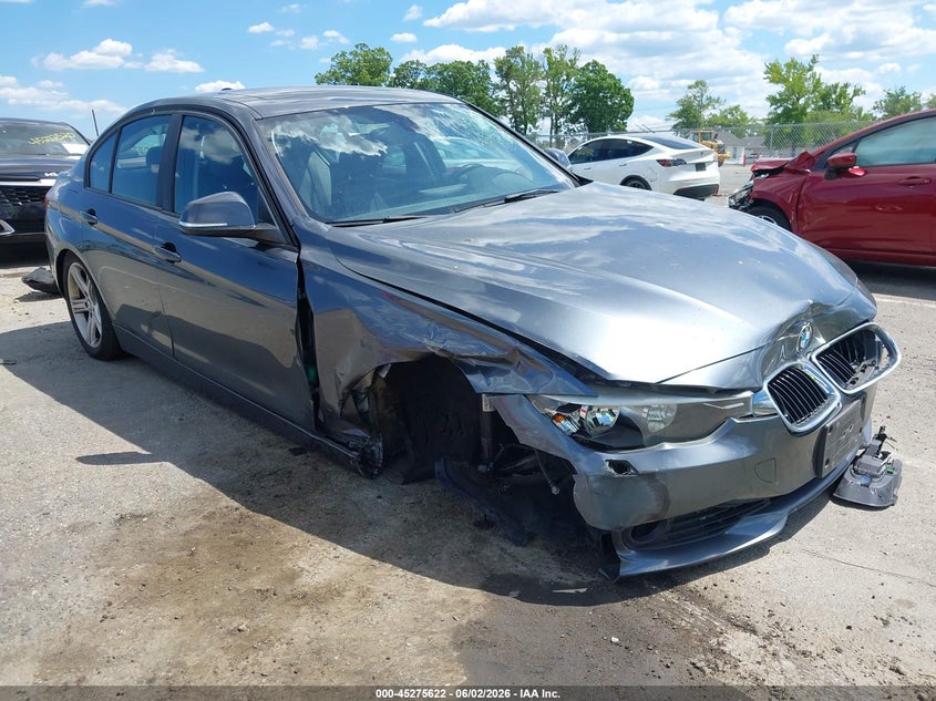 2015 BMW 3er VIN WBA3B5G50FNS15568 IAAI salvage auction — FRONT END, Salvage Title, sold $1,225 on 2026-07-27 (photo 1)