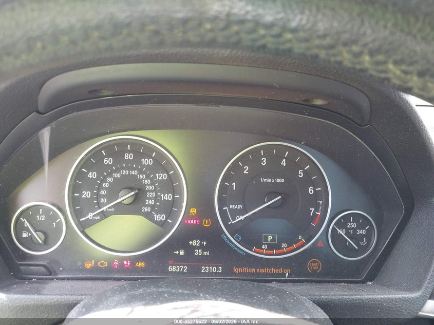 2015 BMW 3er VIN WBA3B5G50FNS15568 IAAI salvage auction — FRONT END, Salvage Title, sold $1,225 on 2026-07-27 (photo 7)