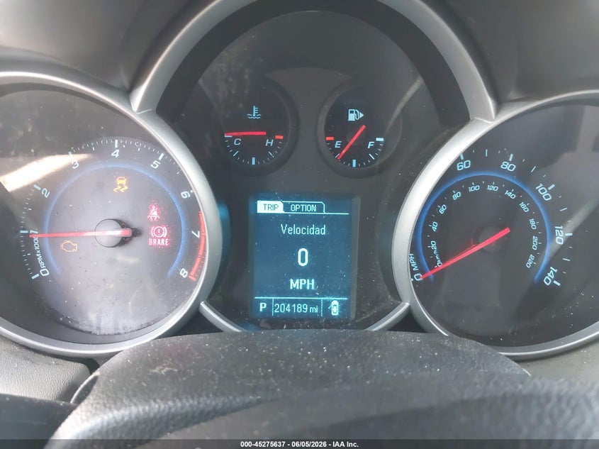 2013 Chevrolet Cruze VIN 1G1PA5SG7D7278970 IAAI salvage auction — FRONT END, Salvage Title, sold $100 on 2026-07-22 (photo 7)