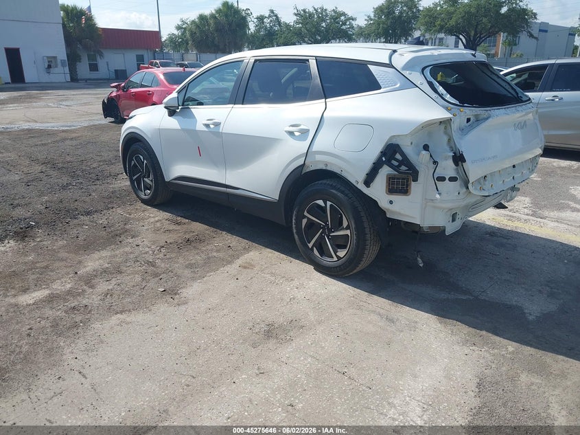 2024 Kia Sportage VIN KNDPU3DG1R7139831 IAAI salvage auction — REAR END, Salvage Title, sold $4,150 on 2026-07-22 (photo 3)