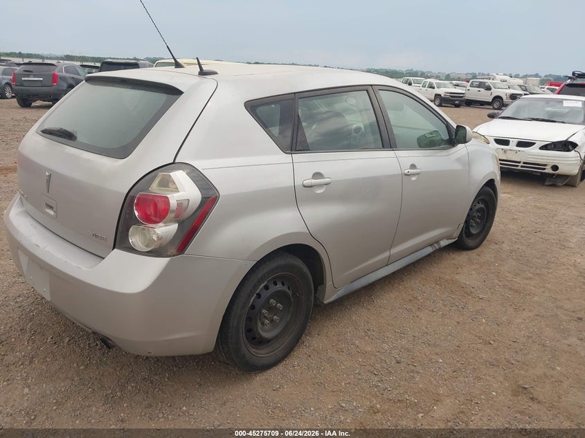 2009 Pontiac Vibe VIN 5Y2SP670X9Z429345 IAAI salvage auction — FRONT END, Nrc Lienholder Repossession Paperwork (Colorado), sold $50 on 2026-08-21 (photo 4)
