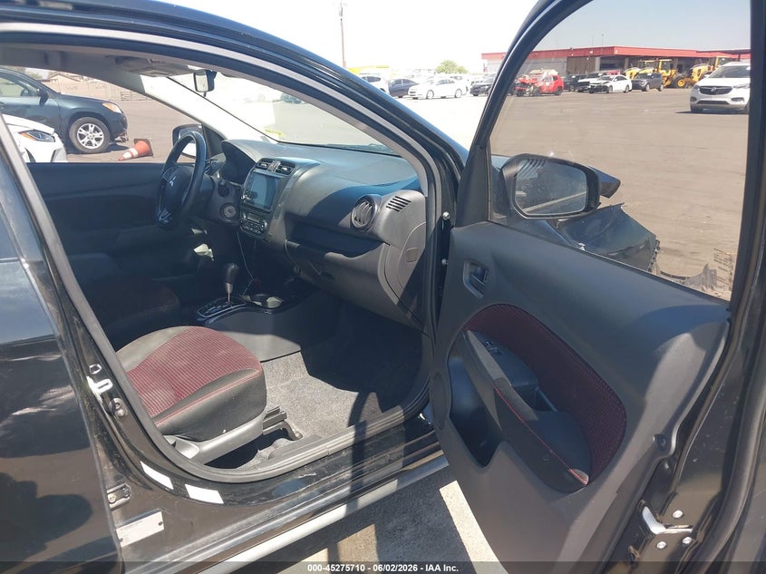2022 Mitsubishi Mirage VIN ML32FUFJ2NHF03347 IAAI salvage auction — FRONT & REAR, Salvage Title, sold $1,400 on 2026-07-14 (photo 5)