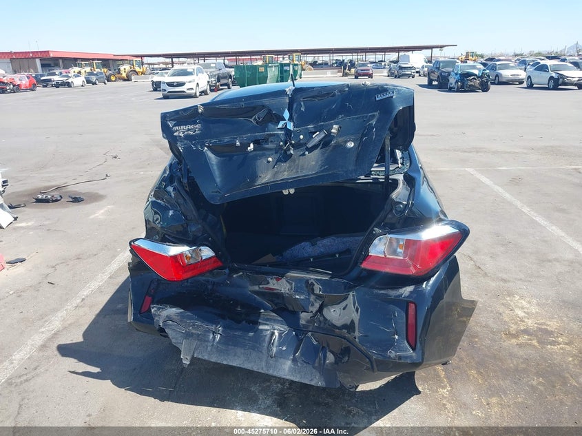 2022 Mitsubishi Mirage VIN ML32FUFJ2NHF03347 IAAI salvage auction — FRONT & REAR, Salvage Title, sold $1,400 on 2026-07-14 (photo 6)