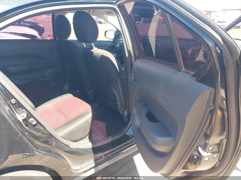 2022 Mitsubishi Mirage VIN ML32FUFJ2NHF03347 IAAI salvage auction — FRONT & REAR, Salvage Title, sold $1,400 on 2026-07-14 (photo 8)