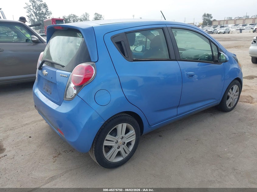 2015 Chevrolet Spark VIN KL8CD6S99FC778281 IAAI salvage auction — UNDERCARRIAGE, Clear - Dealer Only (California), sold $325 on 2026-07-15 (photo 4)
