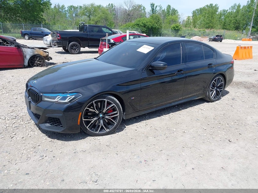 2022 BMW 5er VIN WBA13BK09NCK21703 IAAI salvage auction — FRONT END, Salvage Title, sold $20,100 on 2026-07-09 (photo 2)