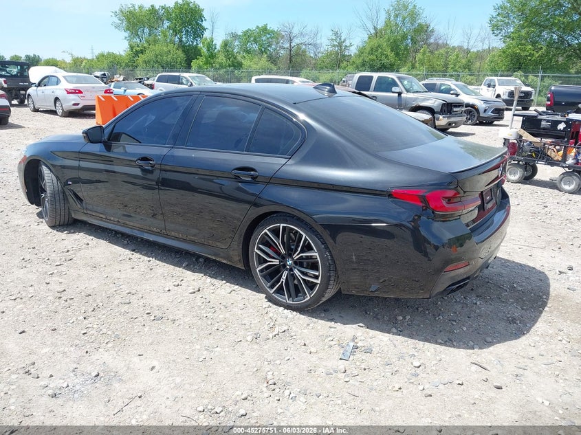 2022 BMW 5er VIN WBA13BK09NCK21703 IAAI salvage auction — FRONT END, Salvage Title, sold $20,100 on 2026-07-09 (photo 3)