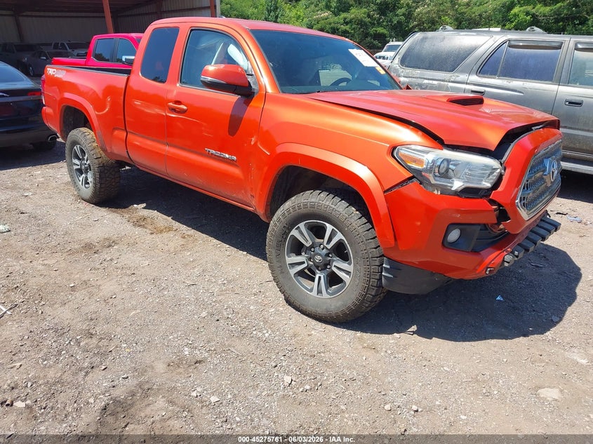 2016 Toyota Tacoma VIN 5TFSZ5ANXGX006198 IAAI salvage auction — FRONT END, Salvage Title, sold $4,500 on 2026-07-22 (photo 1)