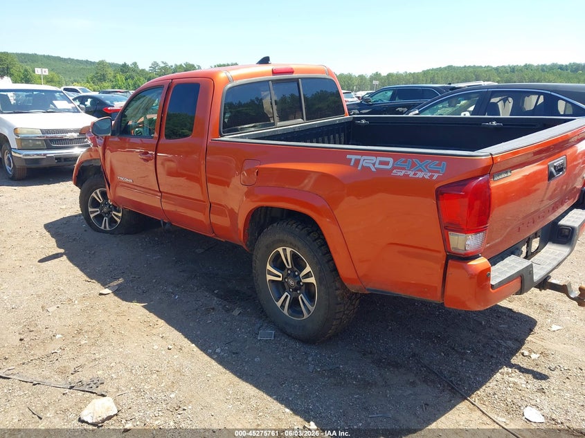 2016 Toyota Tacoma VIN 5TFSZ5ANXGX006198 IAAI salvage auction — FRONT END, Salvage Title, sold $4,500 on 2026-07-22 (photo 3)