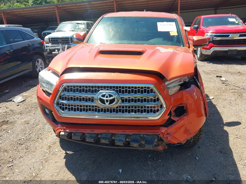 2016 Toyota Tacoma VIN 5TFSZ5ANXGX006198 IAAI salvage auction — FRONT END, Salvage Title, sold $4,500 on 2026-07-22 (photo 6)