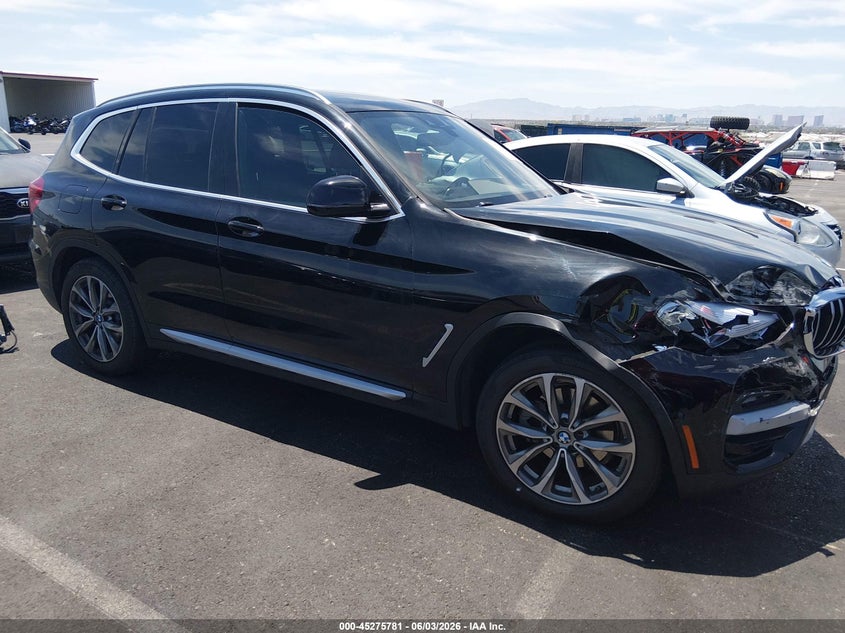 2019 BMW X3 VIN 5UXTR7C50KLF36484 IAAI salvage auction — RIGHT FRONT, Salvage (Nevada), sold $5,325 on 2026-07-31 (photo 1)