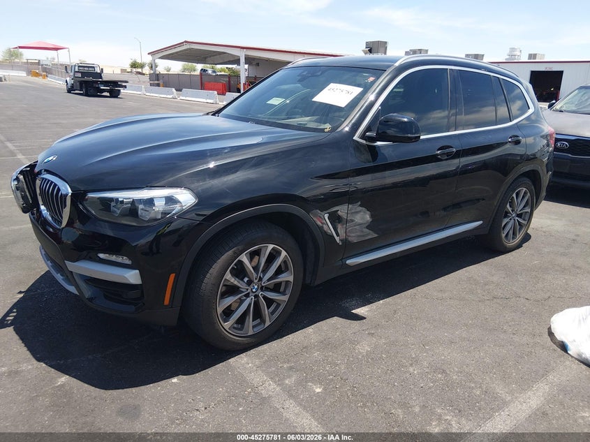2019 BMW X3 VIN 5UXTR7C50KLF36484 IAAI salvage auction — RIGHT FRONT, Salvage (Nevada), sold $5,325 on 2026-07-31 (photo 2)