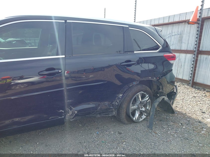 2019 Toyota Highlander VIN 5TDDGRFH5KS074853 IAAI salvage auction — SIDE, Salvage Title, sold $7,100 on 2026-08-22 (photo 6)