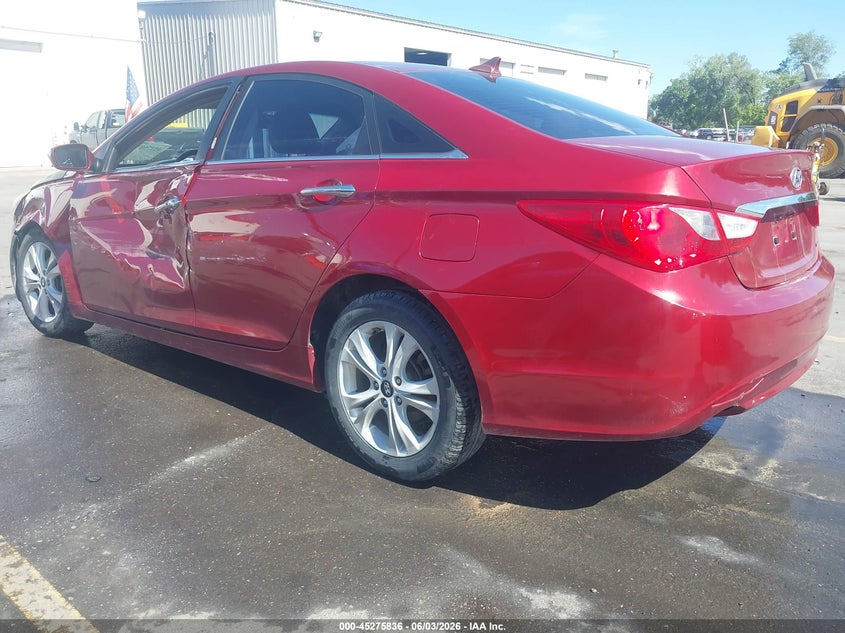 2011 Hyundai Sonata VIN 5NPEC4AC1BH041076 IAAI salvage auction — LEFT SIDE, Salvage (Idaho), sold $500 on 2026-07-16 (photo 3)
