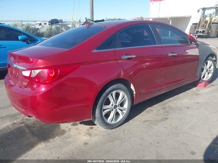 2011 Hyundai Sonata VIN 5NPEC4AC1BH041076 IAAI salvage auction — LEFT SIDE, Salvage (Idaho), sold $500 on 2026-07-16 (photo 4)