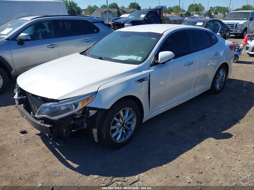 2016 Kia Optima VIN KNAGT4L39G5086325 IAAI salvage auction — FRONT END, Salvage Title, sold $425 on 2026-07-08 (photo 2)