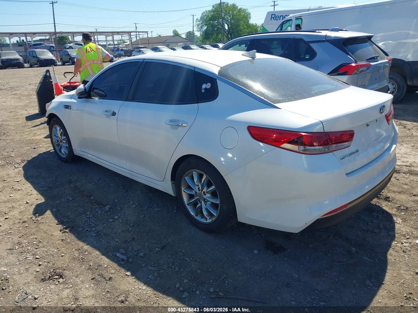 2016 Kia Optima VIN KNAGT4L39G5086325 IAAI salvage auction — FRONT END, Salvage Title, sold $425 on 2026-07-08 (photo 3)