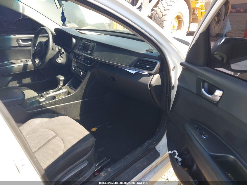 2016 Kia Optima VIN KNAGT4L39G5086325 IAAI salvage auction — FRONT END, Salvage Title, sold $425 on 2026-07-08 (photo 5)