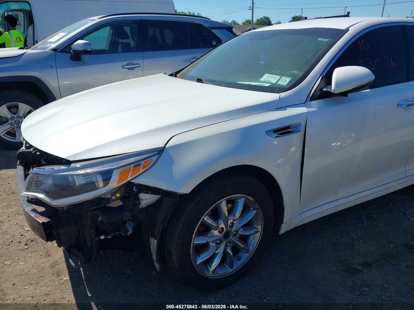2016 Kia Optima VIN KNAGT4L39G5086325 IAAI salvage auction — FRONT END, Salvage Title, sold $425 on 2026-07-08 (photo 6)