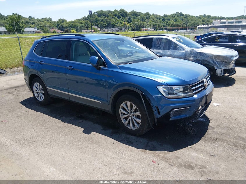 2018 Volkswagen Tiguan VIN 3VV3B7AX8JM047238 IAAI salvage auction — RIGHT FRONT, Salvage (Tennessee), sold $3,400 on 2026-07-29 (photo 1)