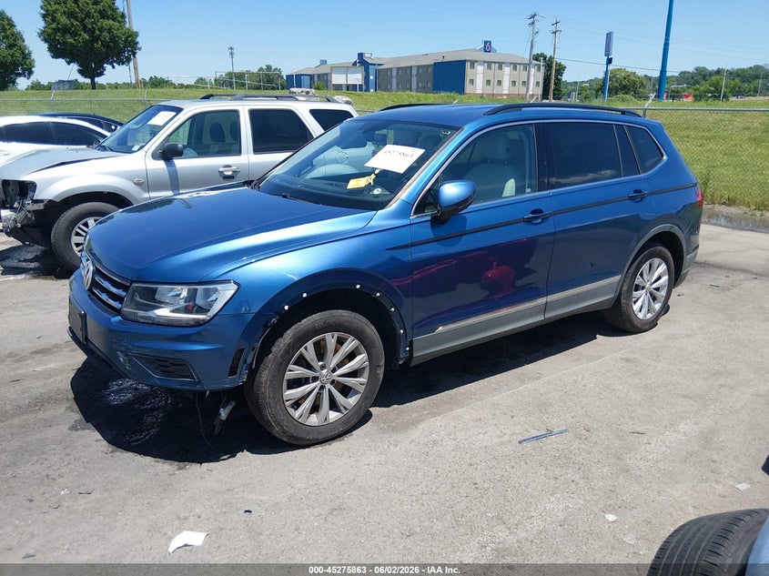 2018 Volkswagen Tiguan VIN 3VV3B7AX8JM047238 IAAI salvage auction — RIGHT FRONT, Salvage (Tennessee), sold $3,400 on 2026-07-29 (photo 2)