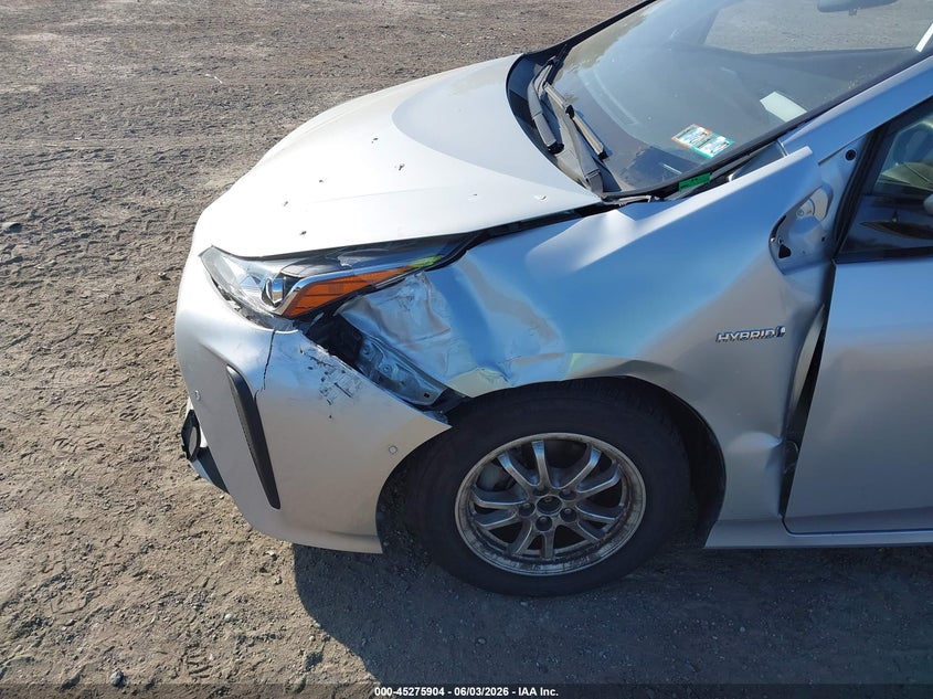 2019 Toyota Prius VIN JTDKARFU5K3101086 IAAI salvage auction — RIGHT SIDE, Salvage Title, sold $3,250 on 2026-07-10 (photo 6)