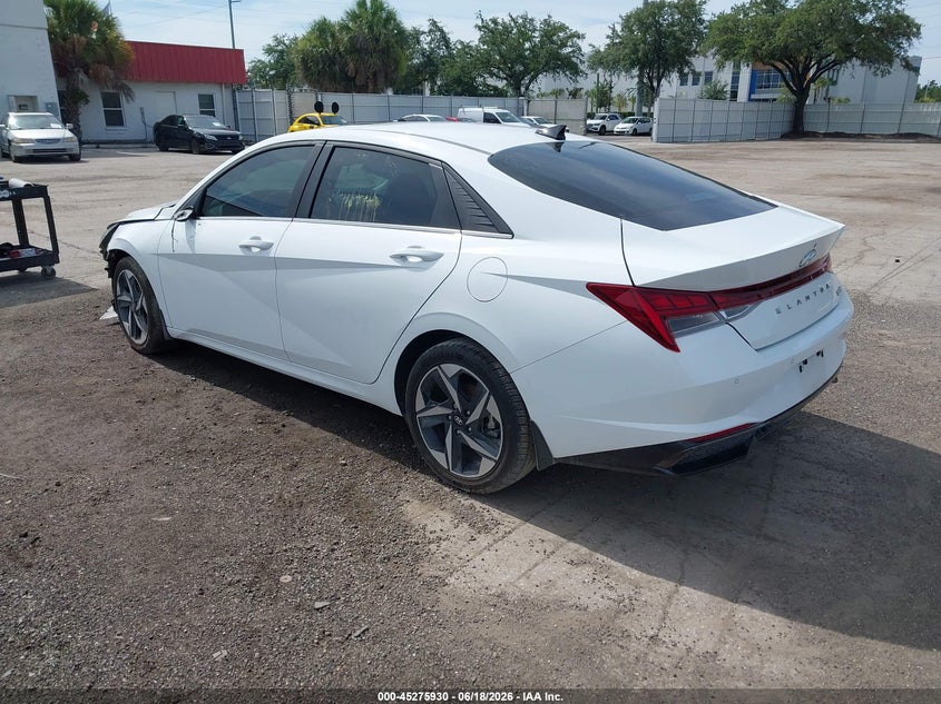 2023 Hyundai Elantra VIN KMHLN4AJ7PU040765 IAAI salvage auction — FRONT END, Salvage Title, sold $3,250 on 2026-07-31 (photo 3)