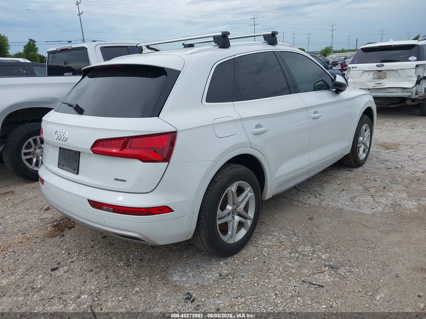 2019 Audi Q5 VIN WA1ANAFYXK2045215 IAAI salvage auction — WATER/FLOOD, Salvage Title, sold $3,350 on 2026-07-29 (photo 4)