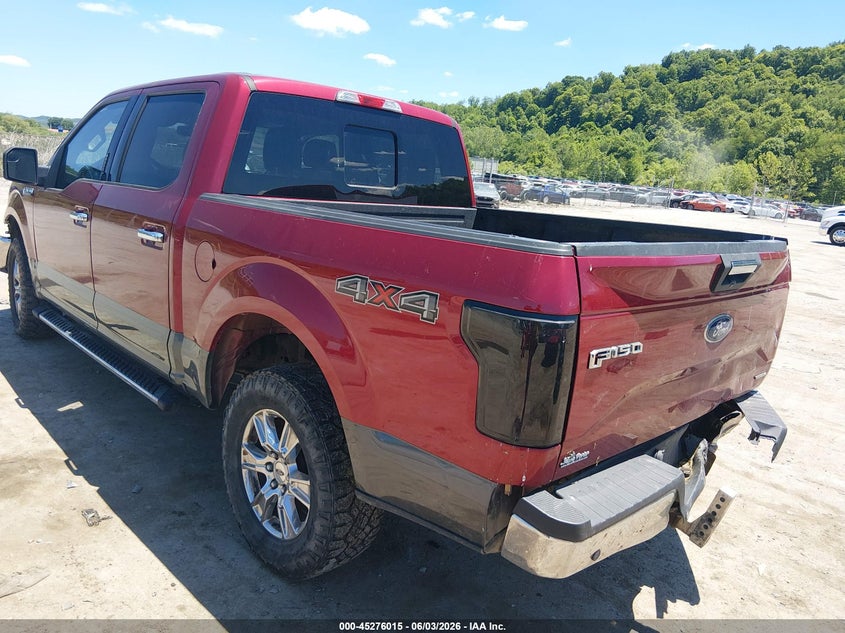 2016 Ford F-150 VIN 1FTEW1EF5GFB24330 IAAI salvage auction — FRONT & REAR, Salvage Title, sold $2,950 on 2026-07-31 (photo 3)