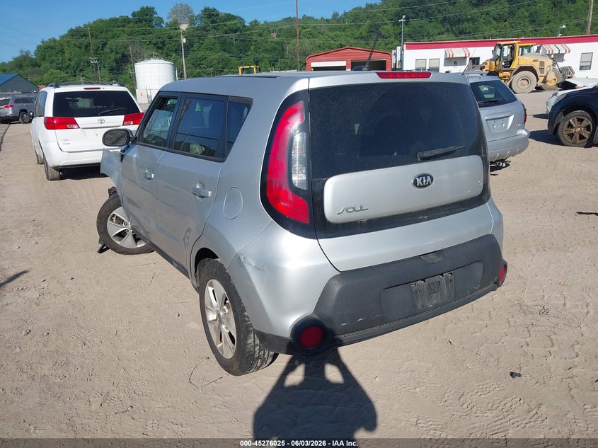 2014 Kia Soul VIN KNDJN2A28E7737415 IAAI salvage auction — LEFT FRONT, Salvage (Idaho), sold $25 on 2026-07-28 (photo 3)