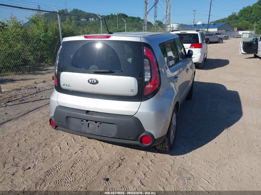 2014 Kia Soul VIN KNDJN2A28E7737415 IAAI salvage auction — LEFT FRONT, Salvage (Idaho), sold $25 on 2026-07-28 (photo 4)