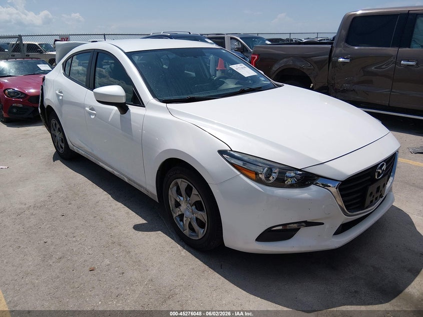 2017 Mazda 3 VIN 3MZBN1U77HM105776 IAAI salvage auction — REAR END, Salvage Title, sold $2,100 on 2026-07-23 (photo 1)